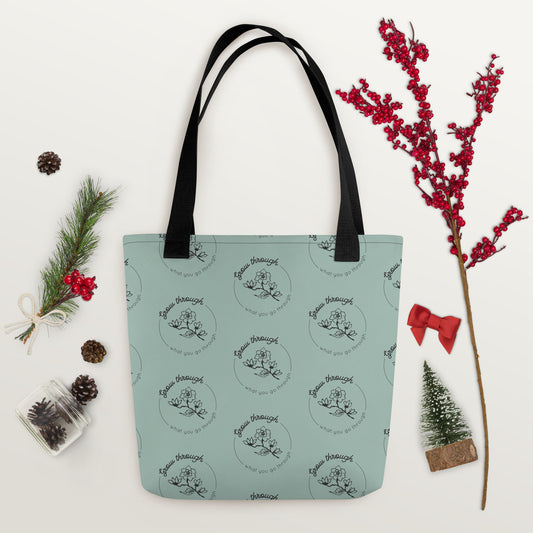 Grow Through Print Tote bag