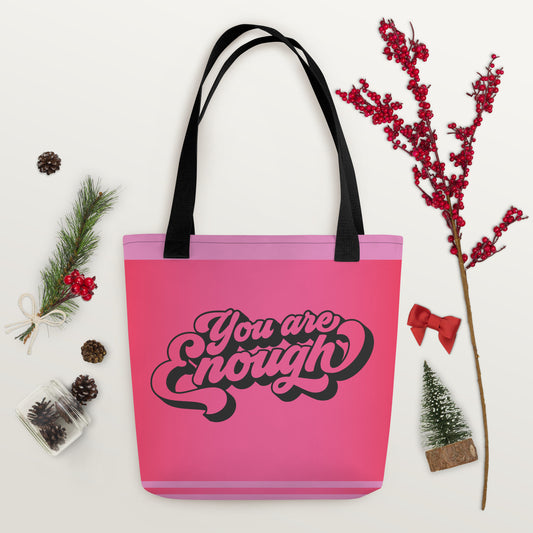 You Are Enough Pink Tote bag
