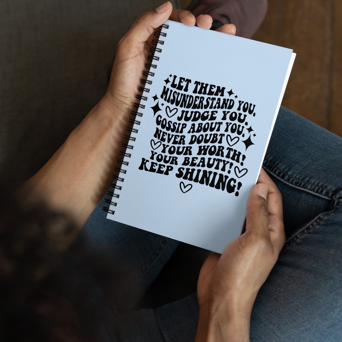 Let Them Spiral notebook