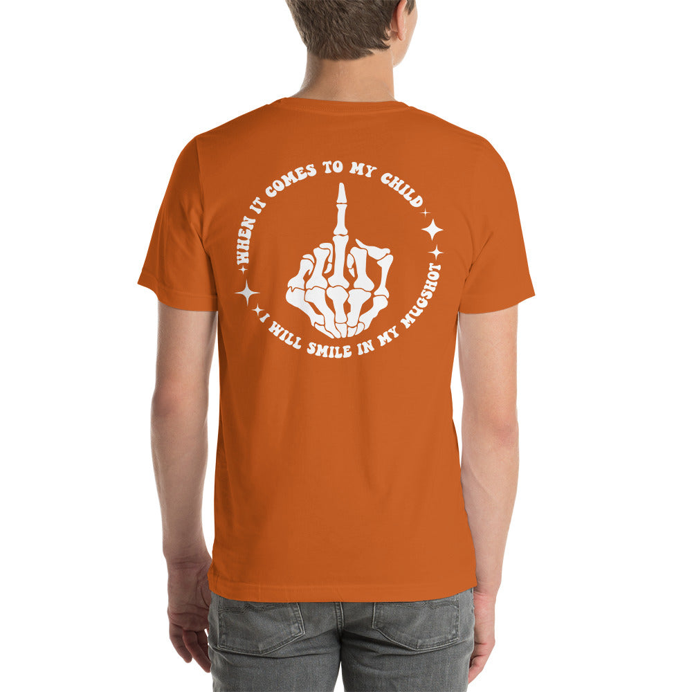 Smile in my Mugshot Unisex t-shirt
