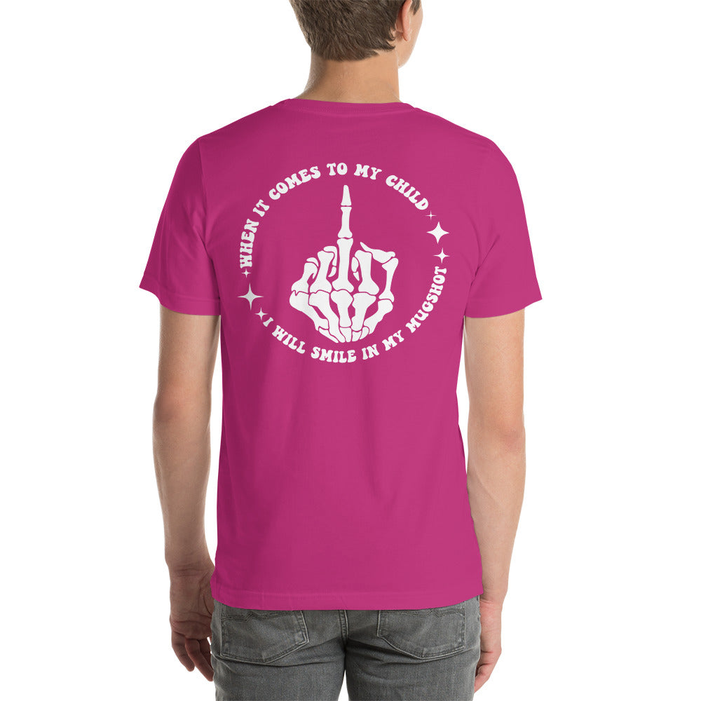 Smile in my Mugshot Unisex t-shirt