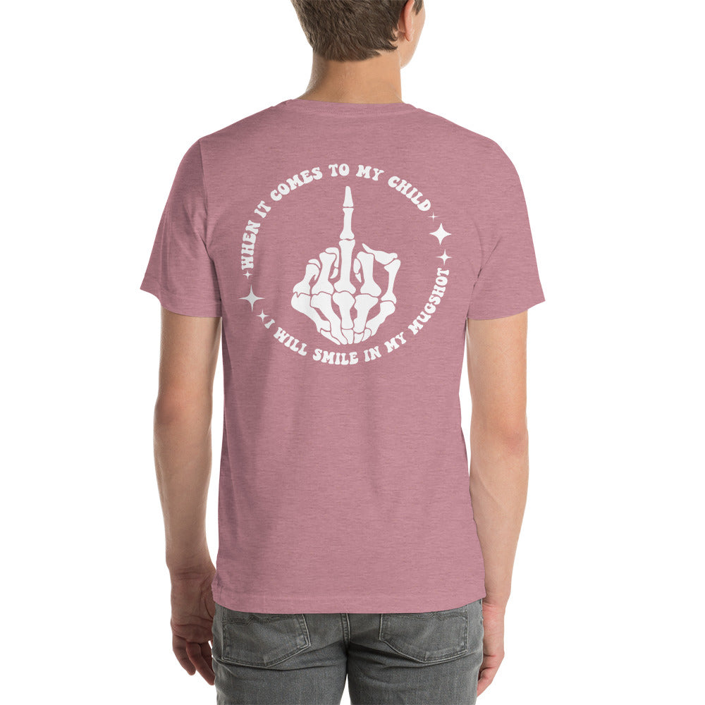 Smile in my Mugshot Unisex t-shirt