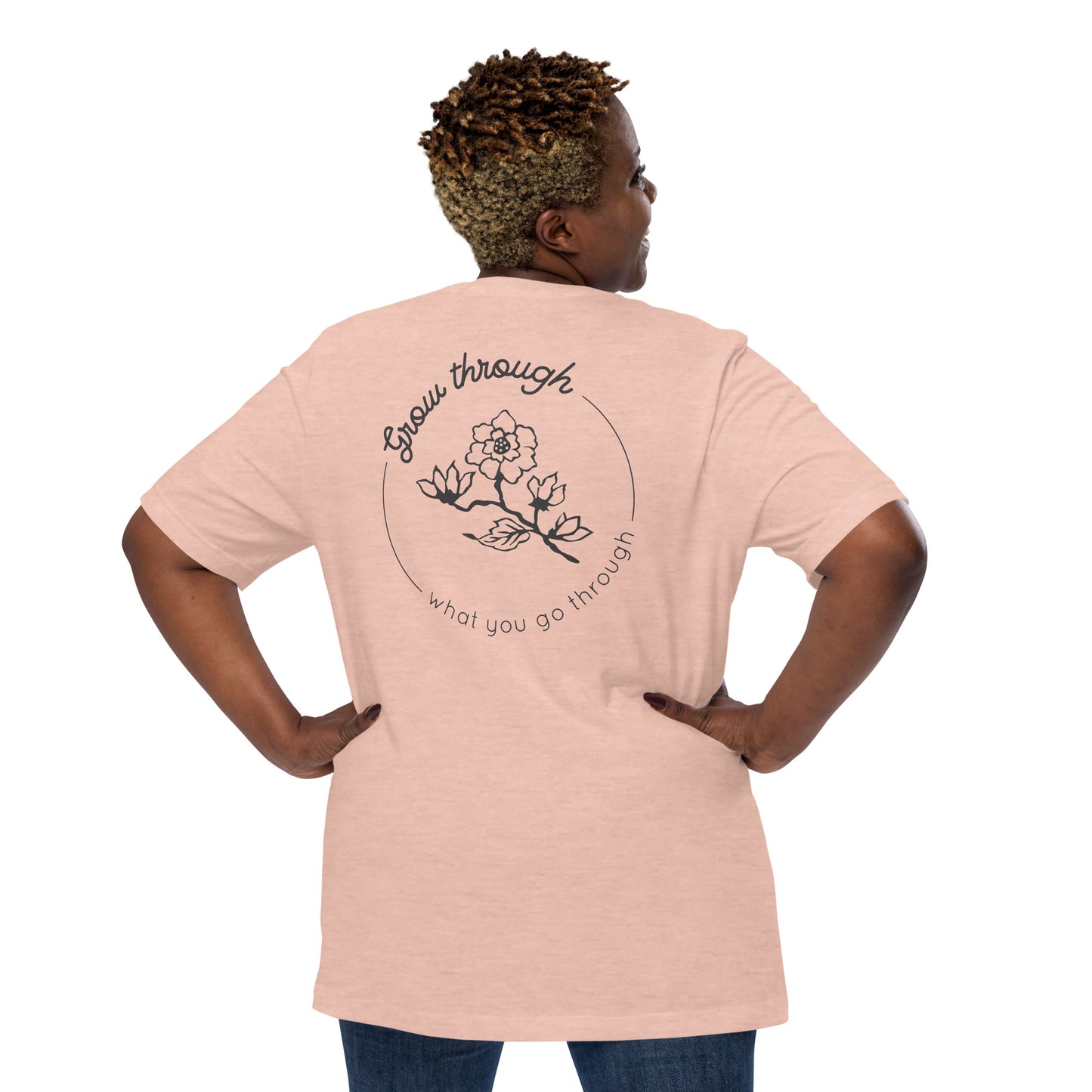 Grow Through Back Print Unisex t-shirt