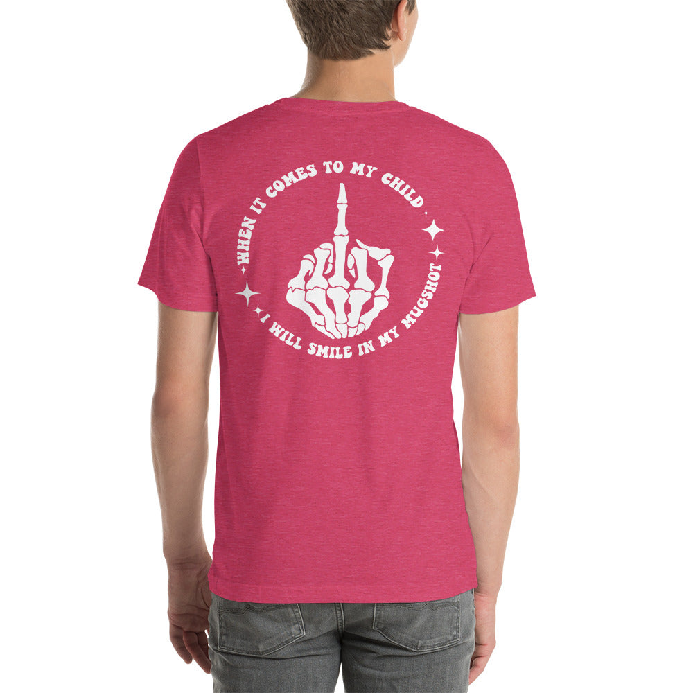 Smile in my Mugshot Unisex t-shirt