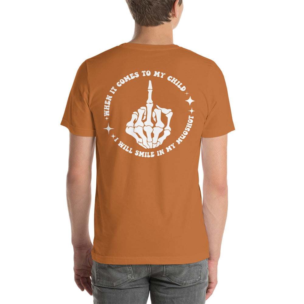 Smile in my Mugshot Unisex t-shirt